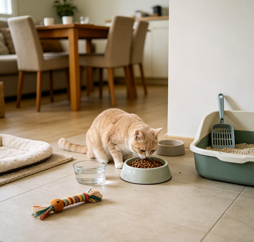 Single-Cat Daily In-Home Cat Feeding Package