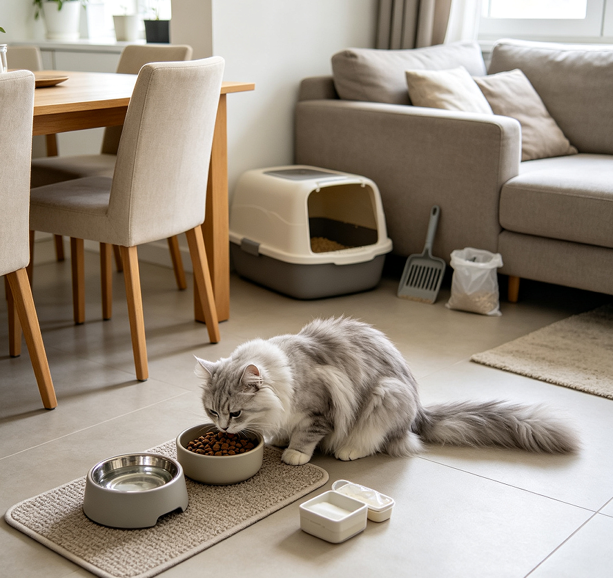Daily Feeding, Litter Scooping & Playtime Package