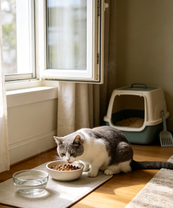 In-Home Cat Feeding & Ventilation Package