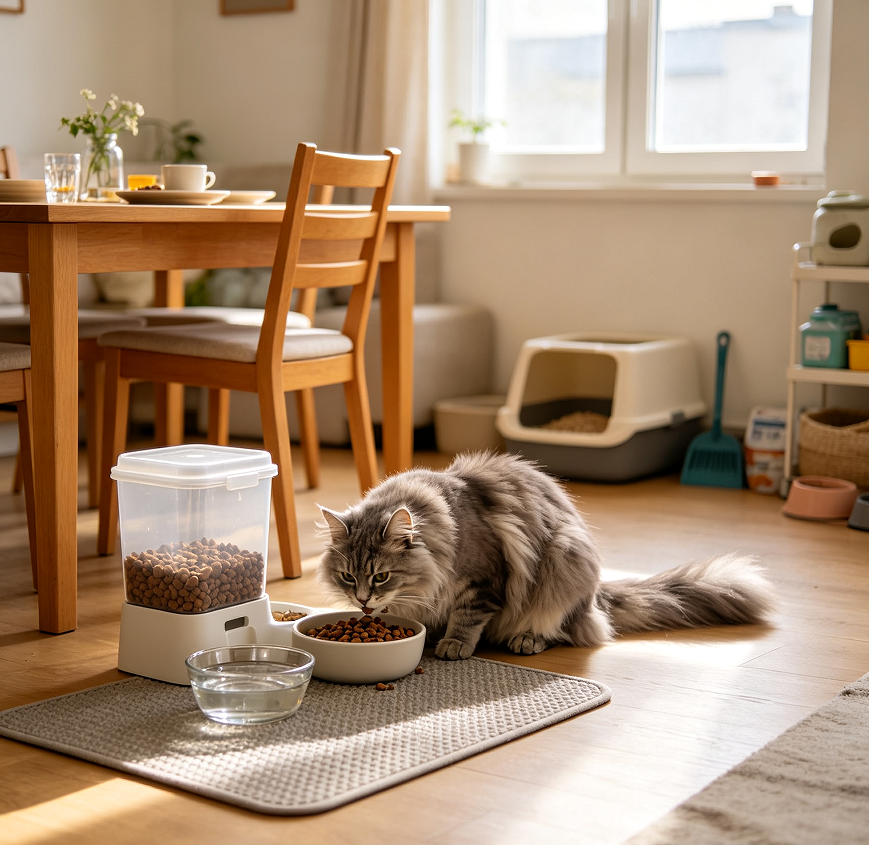 Peak-Period In-Home Cat Feeding Custom Package