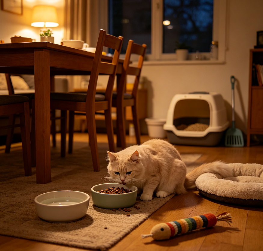 Evening In-Home Cat Feeding & Companionship Package