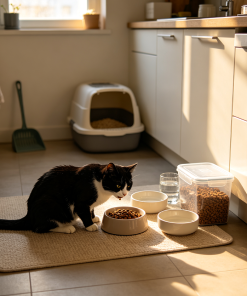 Morning & Evening Twice-Daily In-Home Cat Feeding Package