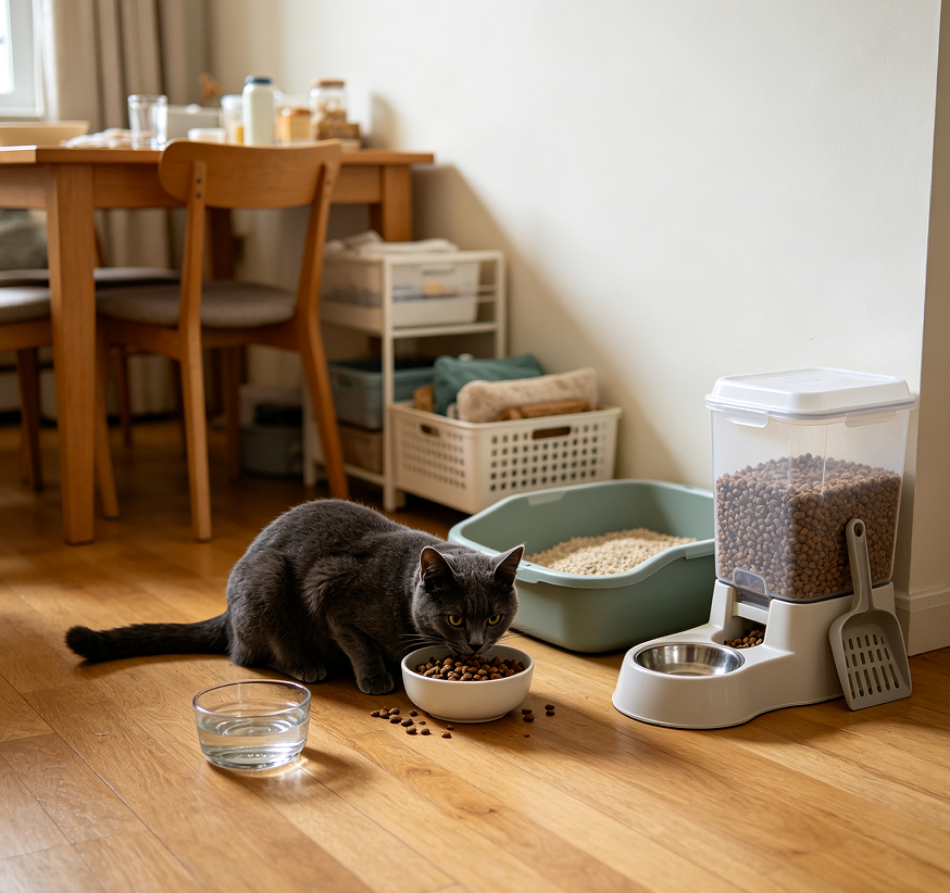 Long-Term Absence In-Home Cat Feeding Recurring Package